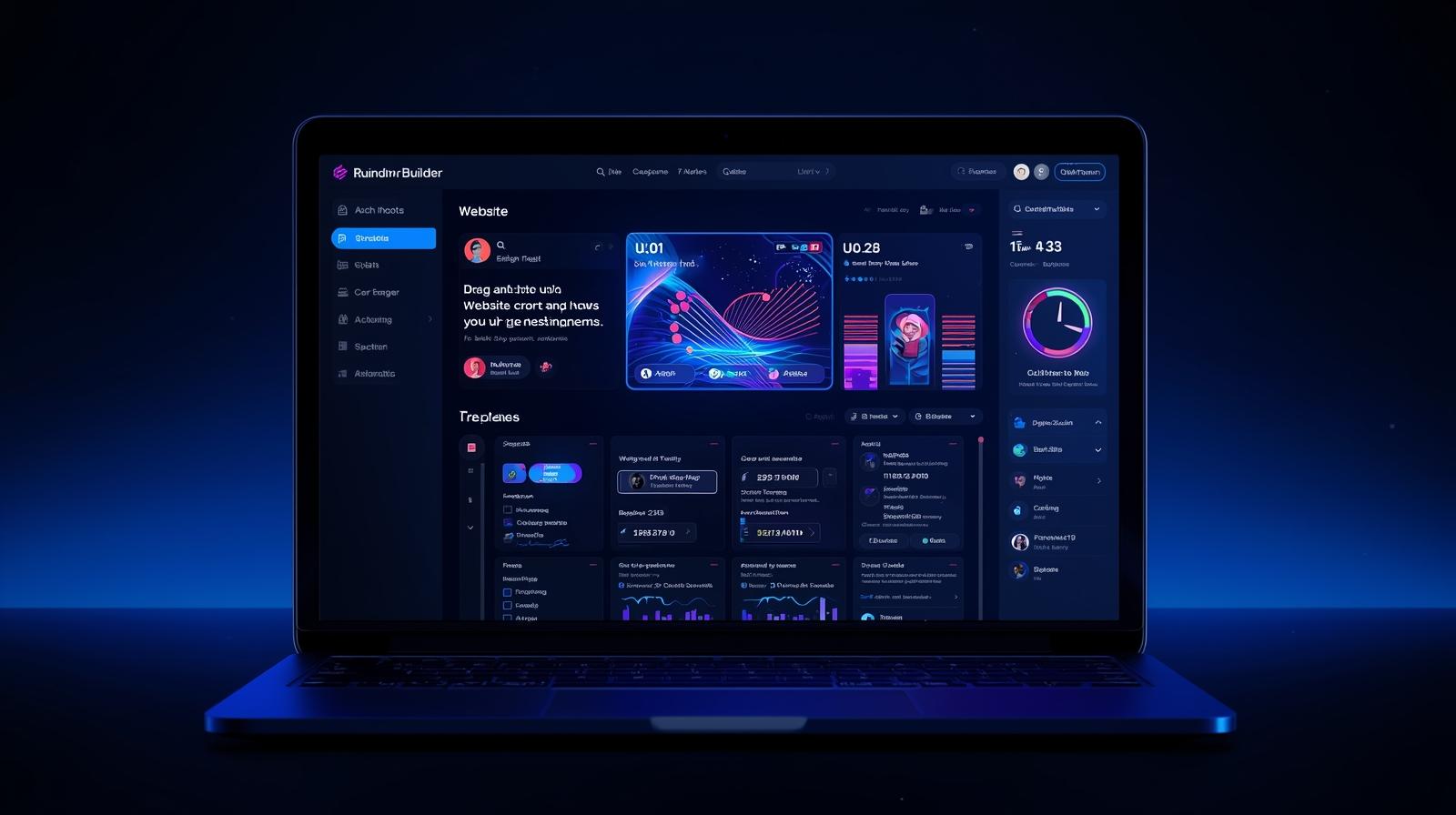 website builder feature image