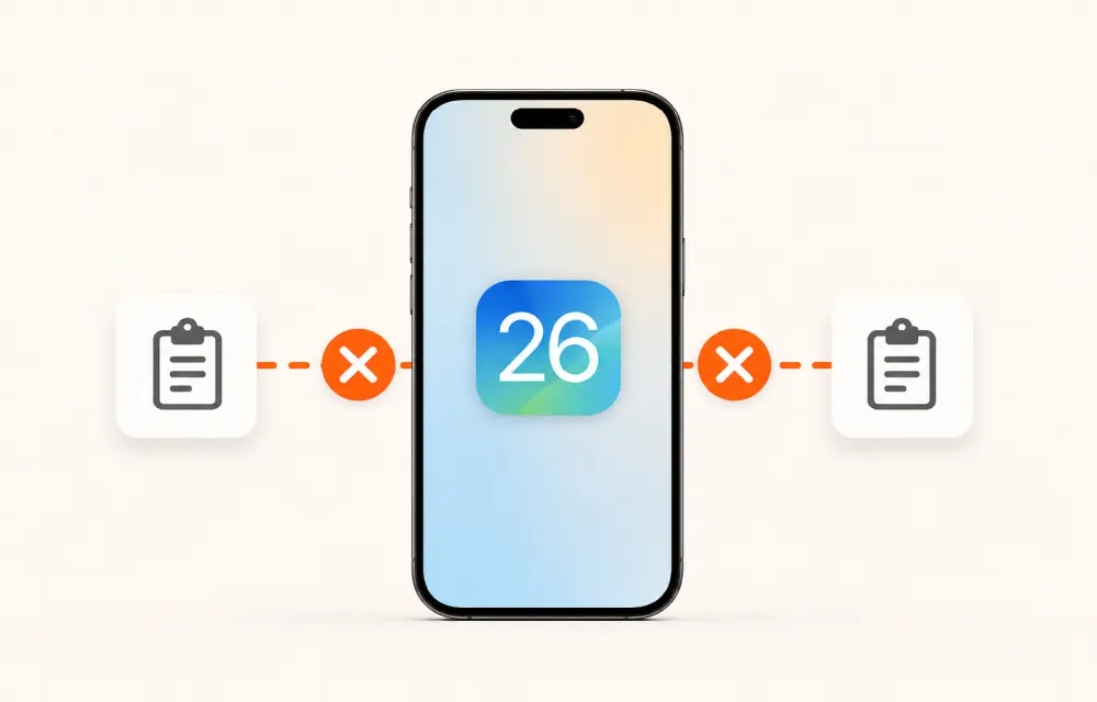How to fix iPhone Copy-Paste Not Working Between Apps on iOS 26